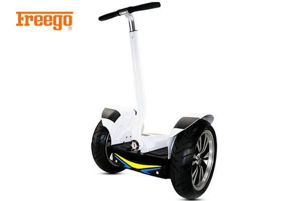 গুণ  1000W*2 White Self Balancing Electric Scooter Button Control 3-5H Charging Time কারখানা