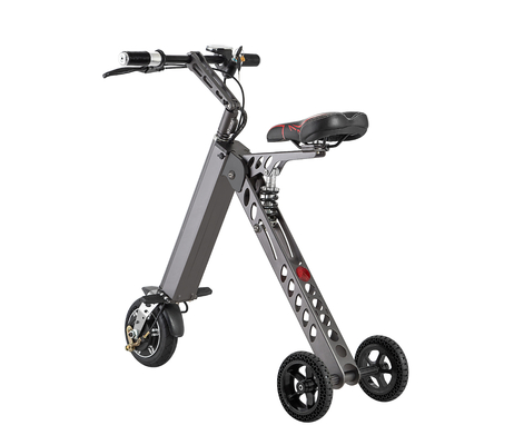 হলুদ Motorized ভাঁজ বাইক / ক্ষুদ্রতম হালকা ভাঁজ সাইকেল ব্যাটারি সহায়তাকারী