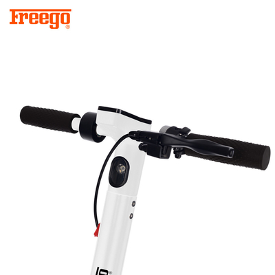 হ্যান্ড ব্রেক ব্রেক ডিসপ্লে সহ 350W শর্ট ট্রিপ পোর্টেবল ইলেকট্রিক ফুট স্কুটার