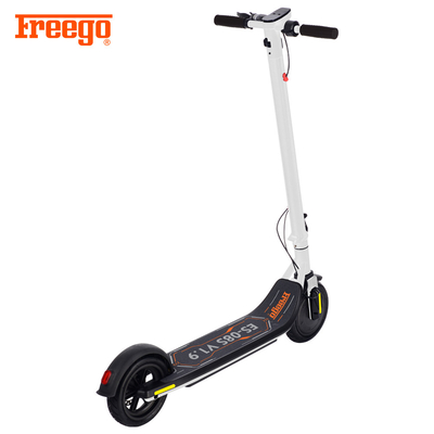 হ্যান্ড ব্রেক ব্রেক ডিসপ্লে সহ 350W শর্ট ট্রিপ পোর্টেবল ইলেকট্রিক ফুট স্কুটার
