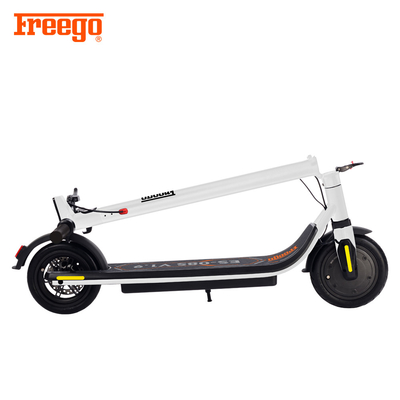 হ্যান্ড ব্রেক ব্রেক ডিসপ্লে সহ 350W শর্ট ট্রিপ পোর্টেবল ইলেকট্রিক ফুট স্কুটার