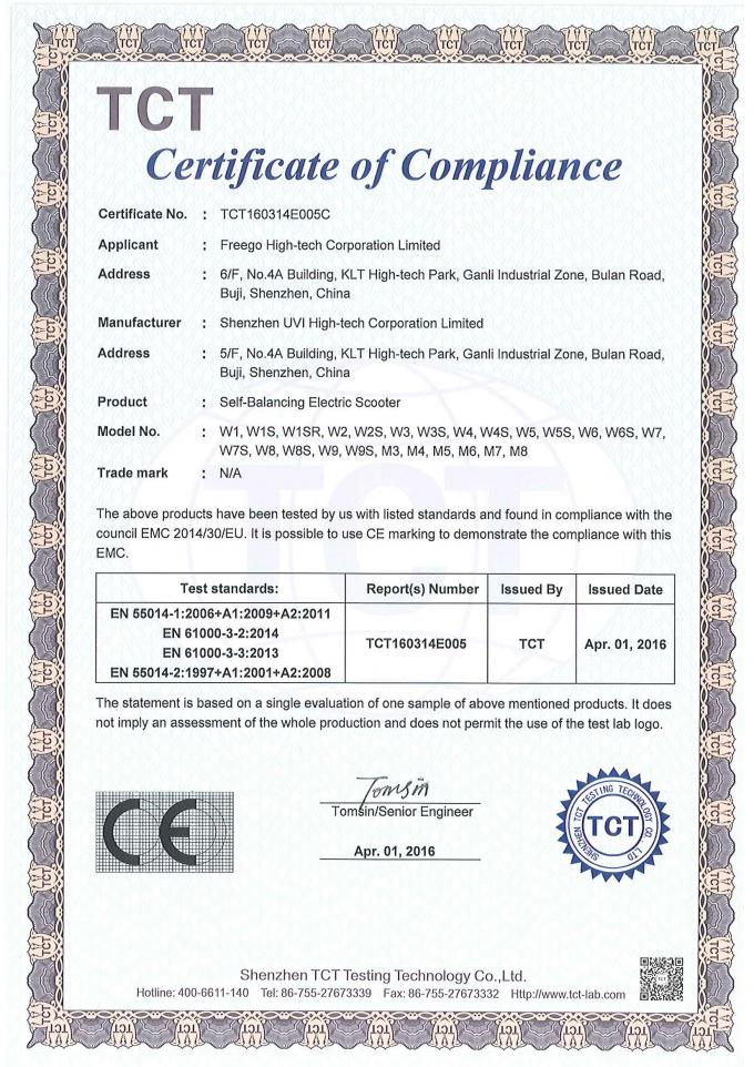 Freego High-Tech Corporation Limited Co., Ltd. মান নিয়ন্ত্রণ